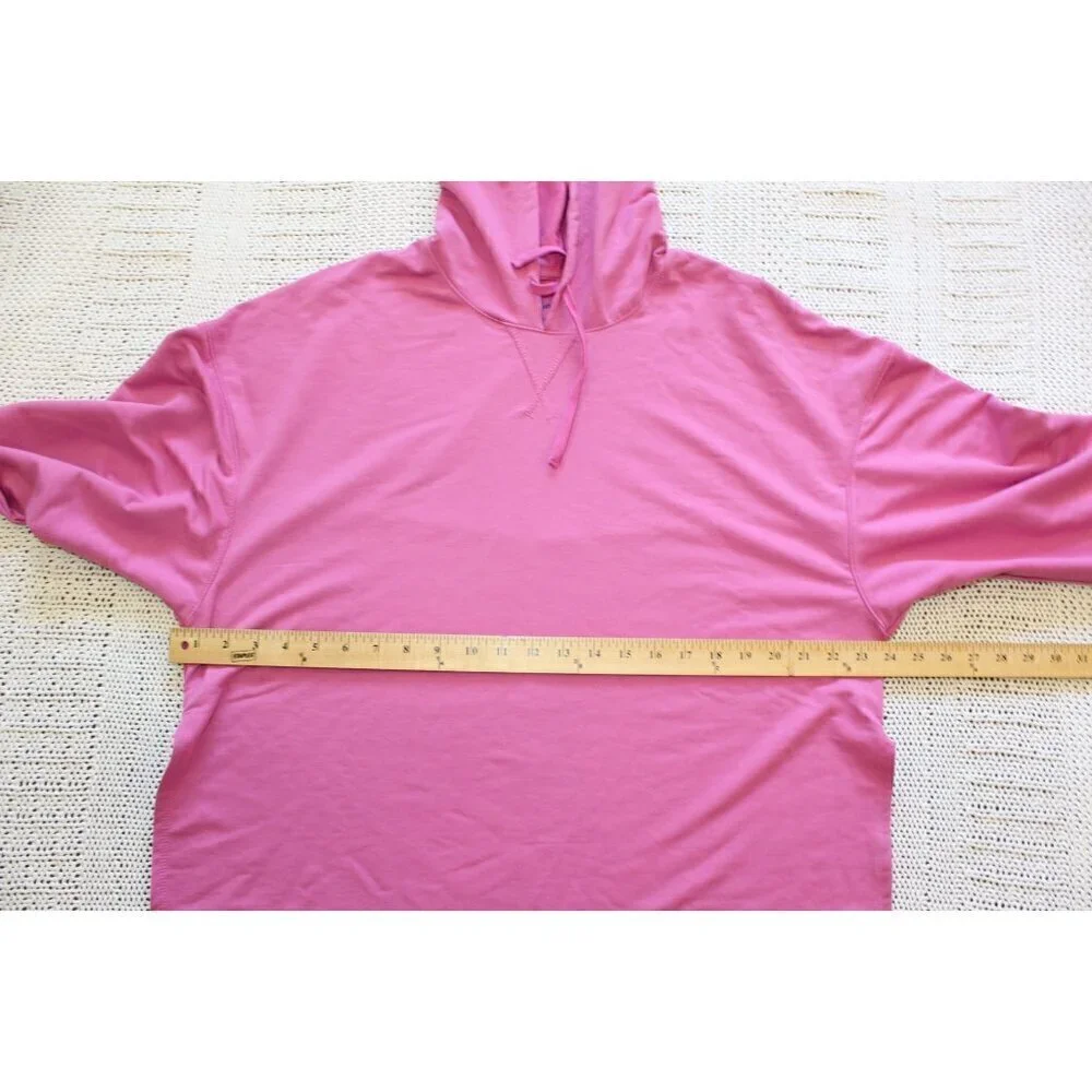NWOT Nike Dry Fit Pink Yoga Women Fleece Hoodie Size LG Long Sleeves Sporty
